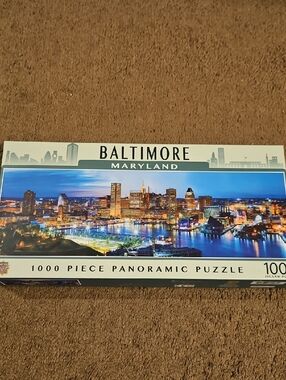 Baltimore Maryland 1000 Piece Panoramic Puzzle